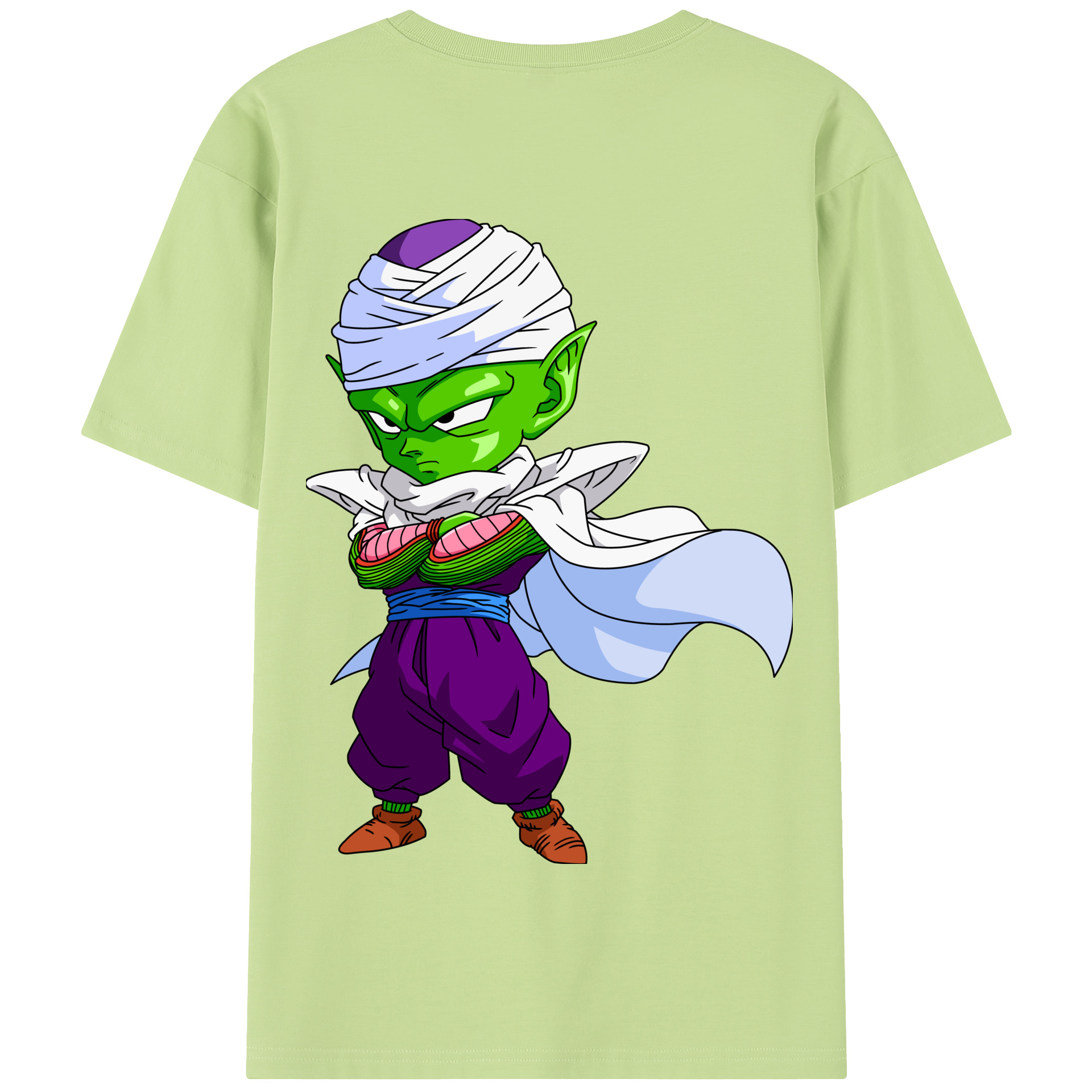 （画像用） ドラゴンボール ピッコロ DRAGON BALL Piccolo 綿100％半袖Tシャツ（背面プリント）